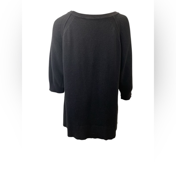 Wilt crewneck Women's Black Top Sweater size L - Picture 3 of 3